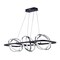 Et2 Gyro II 6-Light 13.75" Wide Black / Polished Chrome Linear Pendant E24788-BKPC - alternate 1